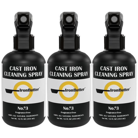 Cast Iron Cleaning Spray (12 FL OZ) - Triple Pack