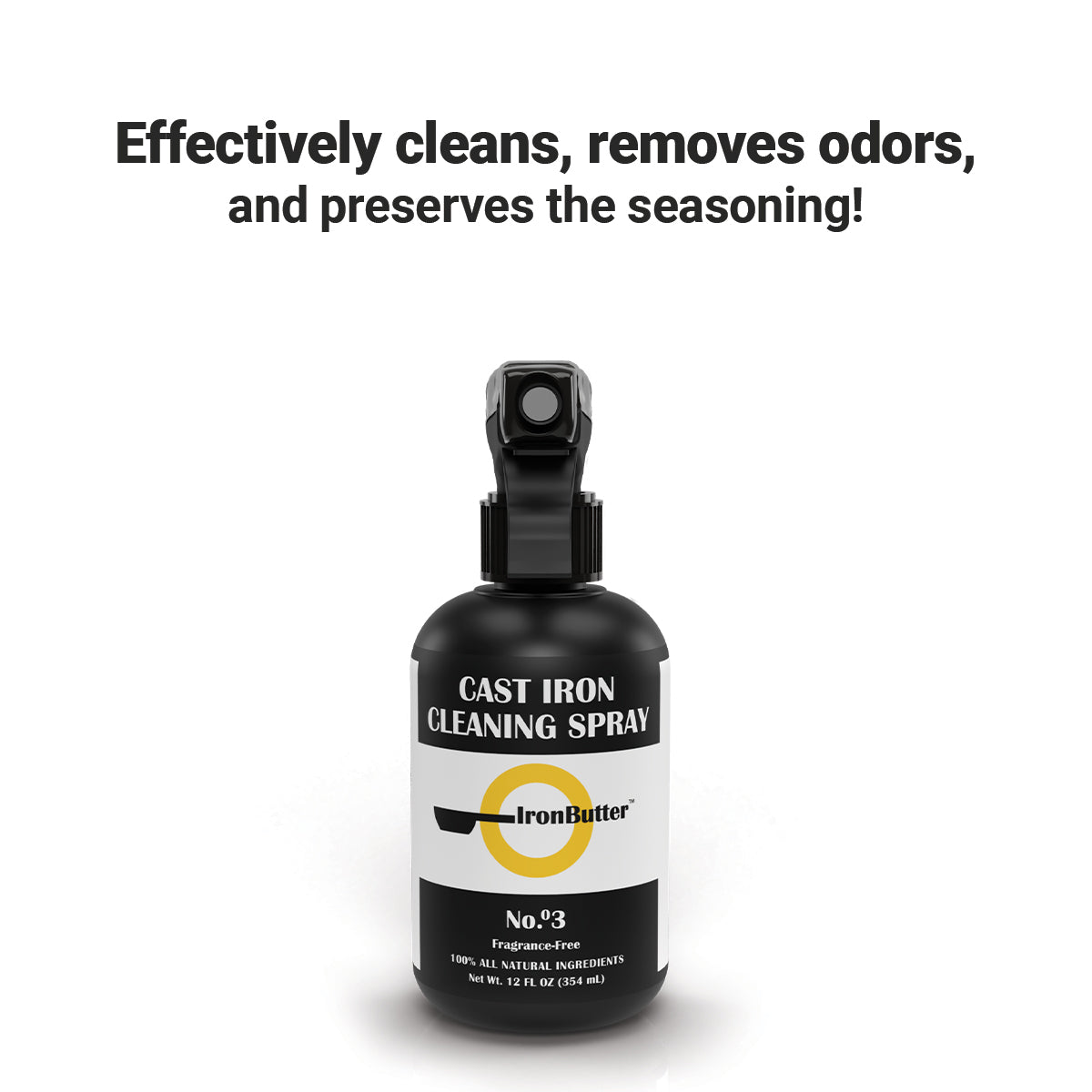 Cast Iron Cleaning Spray (12 FL OZ) - Double Pack