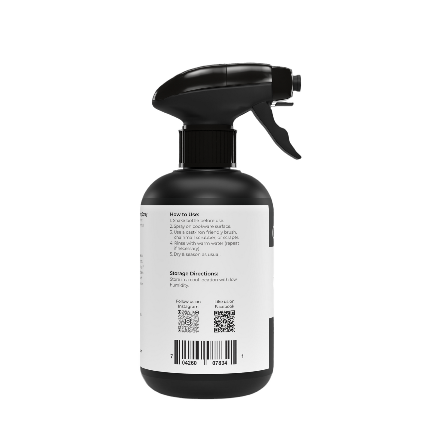 Cast Iron Cleaning Spray (12 FL OZ)